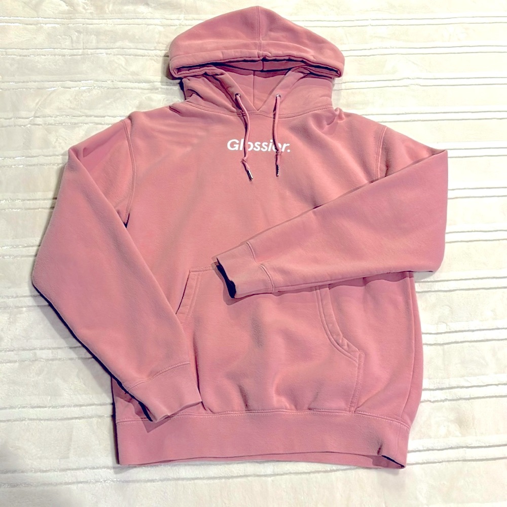 GLOSSIER Pink Classic Hoodie